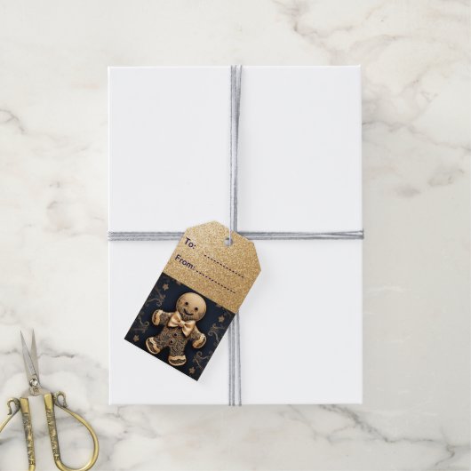 Gingerbread Man Geschenkanhänger (Mit Garn)