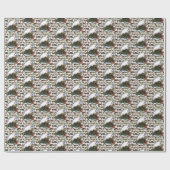 Gingerbread Man Geschenkpapier (Flach)