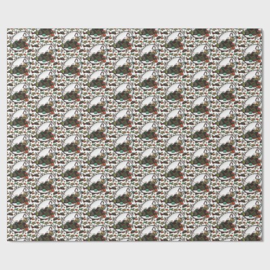 Gingerbread Man Geschenkpapier (Flach)