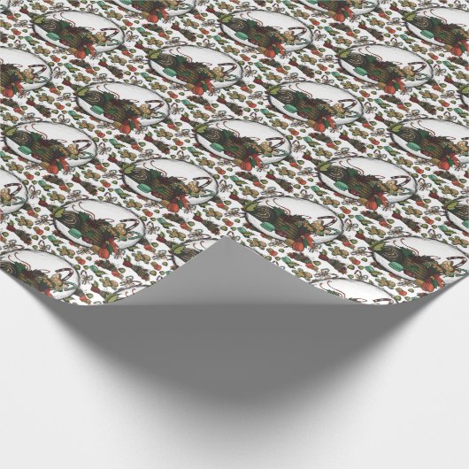 Gingerbread Man Geschenkpapier (Ecke)