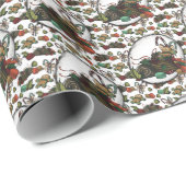 Gingerbread Man Geschenkpapier (Rolleneckpunkt)