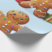 Gingerbread Man Geschenkpapier (Ecke)