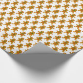 Gingerbread Man Geschenkpapier (Ecke)
