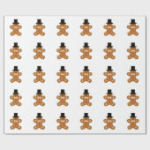 Gingerbread Man Geschenkpapier (Flach)