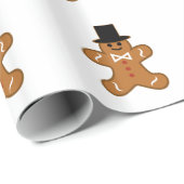 Gingerbread Man Geschenkpapier (Rolleneckpunkt)