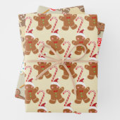 Gingerbread Man Geschenkpapier Set (Beispiel)