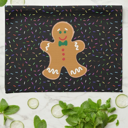 Gingerbread Man  Geschirrtuch (Gefaltet)