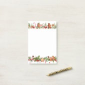 Gingerbread Man Gingerbrot Post-it Klebezettel (Auf Schreibtisch)