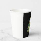 Gingerbread Man Giraffe Santa Hat Christmas Tree T Pappbecher (Rechts)