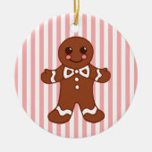 Gingerbread Man Girl Ornament (Vorne)