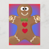 Gingerbread Man Goo Goo Eyes Postkarte (Vorderseite)