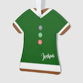 Gingerbread Man Gum Drop Buttons Weihnachten Ornament (Vorderseite)