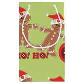 Gingerbread Man Ho Ho Ho Kleine Geschenktüte (Rückseite)
