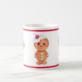 Gingerbread Man Holiday Festliche Weihnachten Sais Kaffeetasse (Mittel)