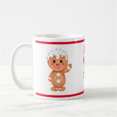 Gingerbread Man Holiday Festliche Weihnachten Sais Kaffeetasse (Links)