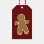 Gingerbread Man Holiday Frohe Weihnachtsfest Geschenkanhänger (Vorderseite)