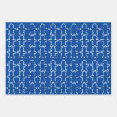 Gingerbread Man Holiday Geschenkpapier Set (Vorderseite 3)