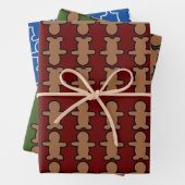 Gingerbread Man Holiday Geschenkpapier Set (Beispiel)