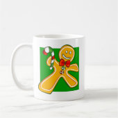 Gingerbread Man Holiday Tasse (Links)