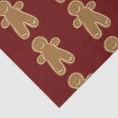 Gingerbread Man Holiday Weihnachten Niedlich Seidenpapier (Detail)
