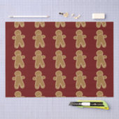Gingerbread Man Holiday Weihnachten Niedlich Seidenpapier (Handwerk)