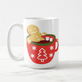 Gingerbread Man Hot Chocolate Jacuzzi Kaffeetasse (Links)