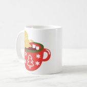 Gingerbread Man Hot Chocolate Jacuzzi Kaffeetasse (Vorderseite Links)