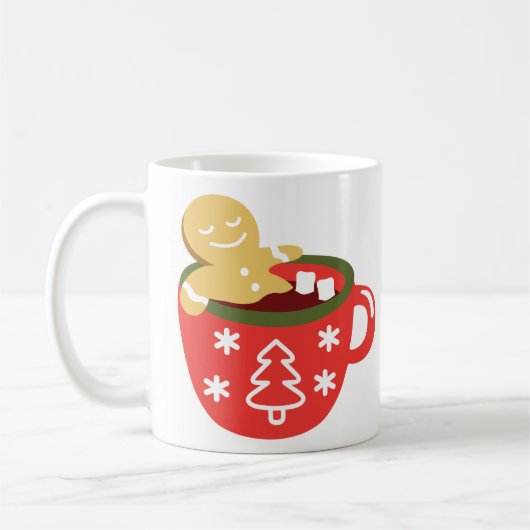 Gingerbread Man Hot Chocolate Jacuzzi Kaffeetasse (Links)