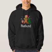 Gingerbread Man Husband Santa Family Pajama Matchi Hoodie (Vorderseite)
