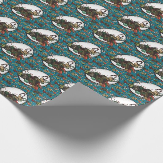 Gingerbread Man- Ice Geschenkpapier (Ecke)