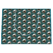 Gingerbread Man- Ice Große Geschenktüte (Vorderseite)