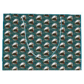 Gingerbread Man- Ice Große Geschenktüte (Rückseite)