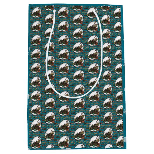 Gingerbread Man- Ice Mittlere Geschenktüte (Vorderseite)