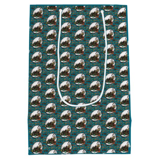 Gingerbread Man- Ice Mittlere Geschenktüte (Rückseite)