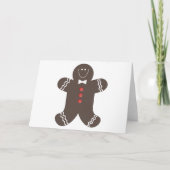 Gingerbread Man Karte (Vorderseite)