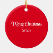 Gingerbread Man Keramik Ornament (Hinten)