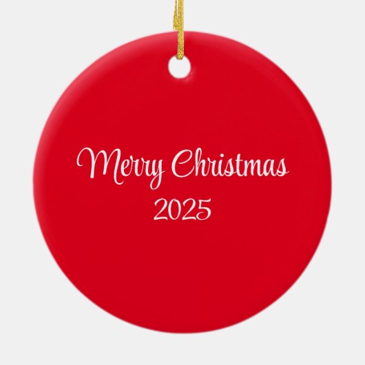 Gingerbread Man Keramik Ornament (Hinten)