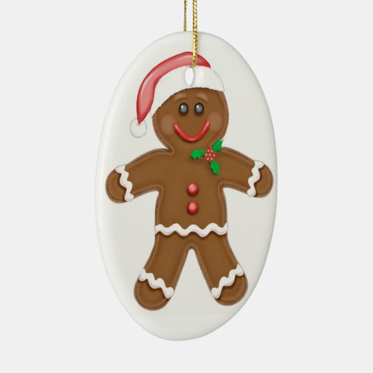 Gingerbread Man Keramik Ornament (Rechts)