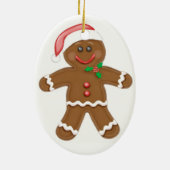 Gingerbread Man Keramik Ornament (Hinten)