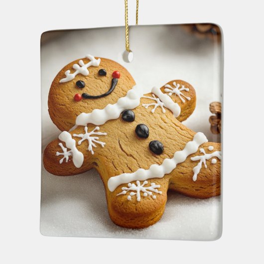 Gingerbread Man Keramikornament (Links)