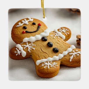 Gingerbread Man Keramikornament