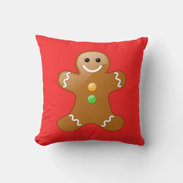 Gingerbread Man Kissen (Vorderseite)