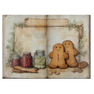 Gingerbread Man Kitchen Cutting Board Schneidebrett