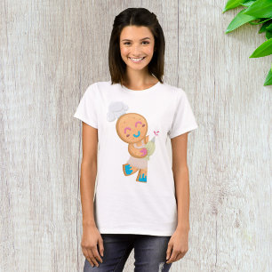 Gingerbread Man Koch mit Spritzbeutel T-Shirt