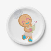 Gingerbread Man Koch Pappteller (Vorderseite)