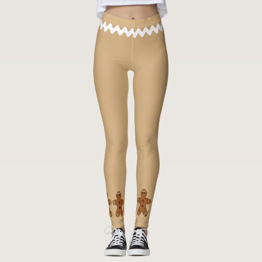 Gingerbread Man Leggings (Vorderseite)