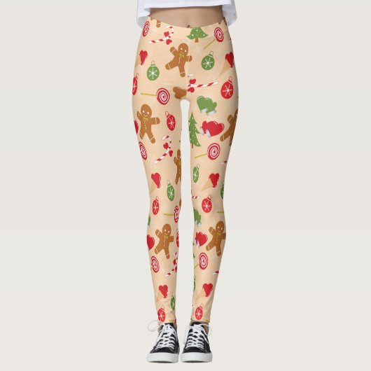 Gingerbread Man Leggings (Vorderseite)