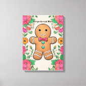 Gingerbread Man Leinwanddruck (Vorderseite)
