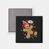 Gingerbread Man Magnet (Vorderseite/Rückseite)