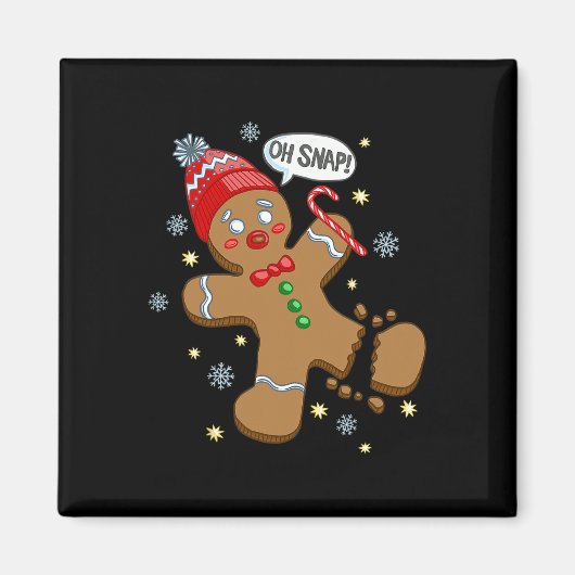 Gingerbread Man Magnet (Vorne)